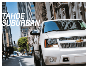 Chevrolet Suburban/Tahoe Brochure
