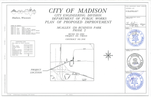 storm sewer schedule