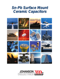 Sn-Pb Surface Mount Ceramic Capacitors