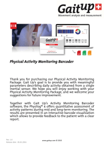 Users Guide – Physical Activity Monitoring Package