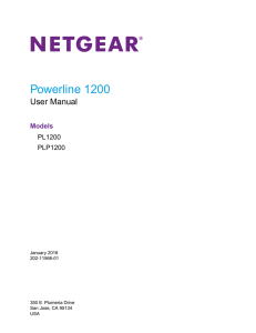 Powerline 1200 User Manual