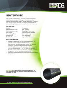 Heavy duty pipe