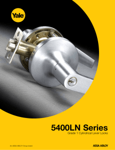 5400LN Series - Extranet - ASSA ABLOY Door Security Solutions