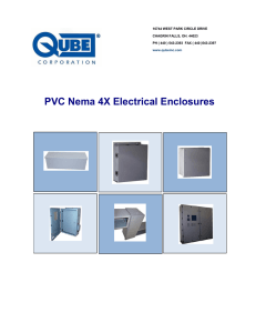 PVC Nema 4X Electrical Enclosures