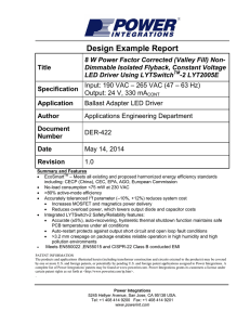 Design Example Report