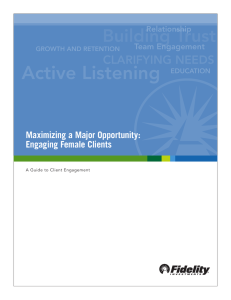 Maximizing a Major Opportunity: Engaging Female Clients