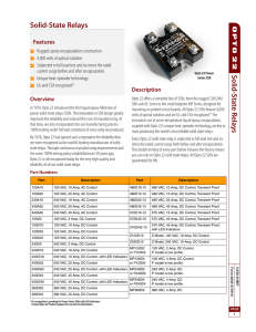 Solid-State Relays Solid