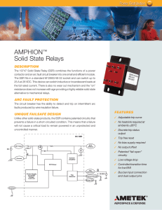 AMPHION™ Solid State Relays - AMETEK Aerospace and Defense