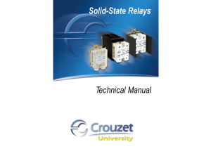 Solid-State Relays Technical Manual