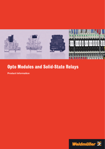 Opto Modules and Solid-State Relays