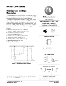 MC78FC00 - Micropower Voltage Regulator