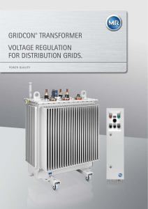 gridcon® transformer voltage regulation for distribution grids.