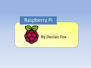 Raspberry Pi 7-segment display