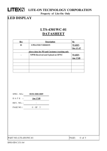 led display lts-4301wc-01 datasheet