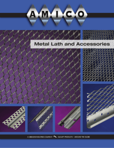 Metal Lath and Accessories