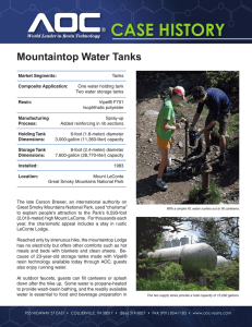 Mountaintop Water Tanks