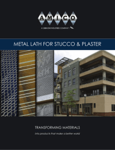 2015 Metal Lath for Stucco catalog.indd