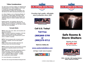 product brochure - US Storm Shelters