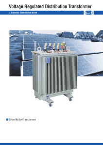 Voltage Regulated Distribution Transformer