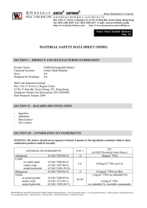 material safety data sheet (msds)