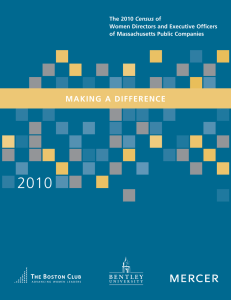 Census of Women Directors and Executive