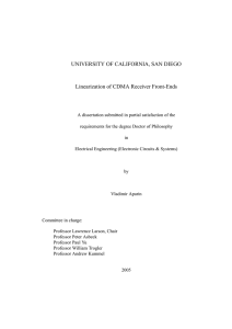 PhD Thesis - UCSD Radio Frequency Integrated Circuits Group