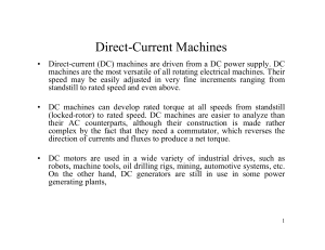 Direct-Current Machines