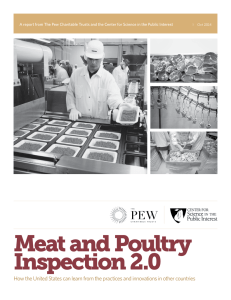 Meat and Poultry Inspection 2.0