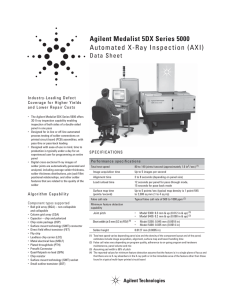 Agilent Medalist 5DX Series 5000 Automated X