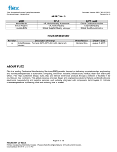 Automotive Supplier Quality Requirements