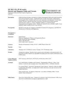 ECE Course Outline Template