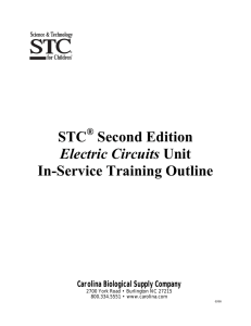 STC Second Edition Electric Circuits Unit In