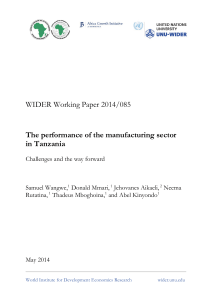 WIDER Working Paper 2014/085