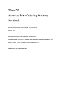 Advanced Manufacturing Notebook