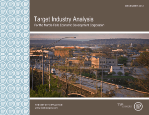 Target Industry Analysis