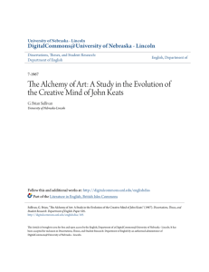 The Alchemy of Art - DigitalCommons@University of Nebraska