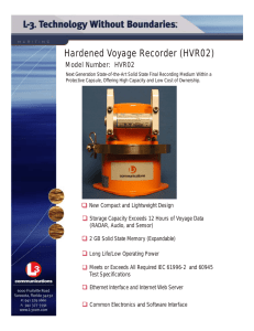 Hardened Voyage Recorder (HVR02) - L