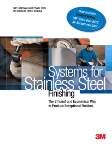 Stainless Steel Finishing Brochure