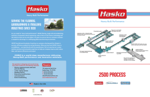 View Brochure - HASKO Machines