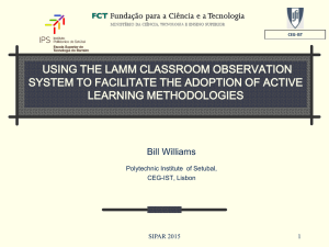 using the lamm classroom observation system to facilitate the