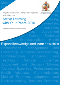 Active learning with your peers - 2016
