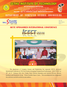 News Letter 2014 - Sethu Institute of Technology