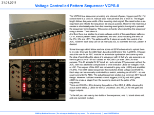 Voltage Controlled Pattern Sequencer VCPS-8