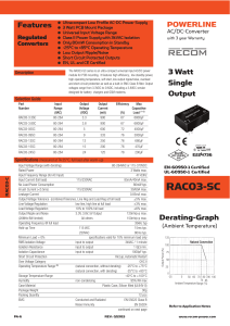 RAC03-SC - RECOM Power