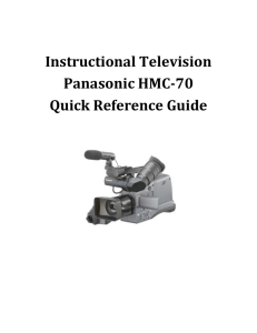 Panasonic HMC-70