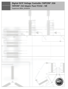 TAPCON® 250 Adapter Panel TC250