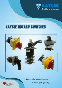 kaycee rotary switches