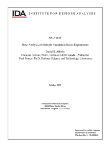 NSD-5038 Meta-Analysis of Multiple Simulation