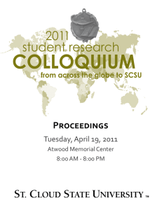 2011 Proceedings - St. Cloud State University
