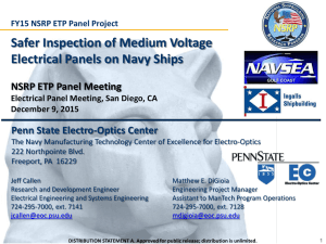 Safer Inspection of Medium Voltage Electrical Panels on